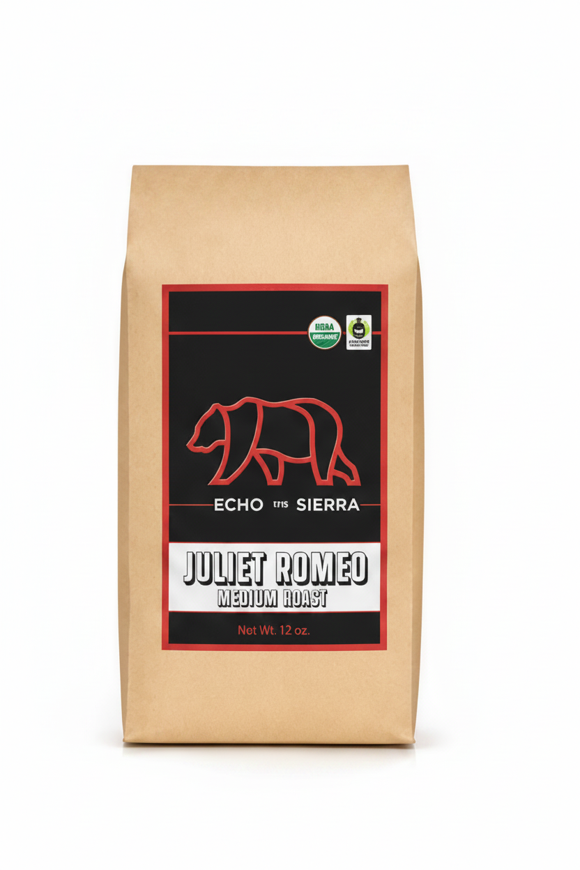Juliet Romeo Medium Roast coffee bag